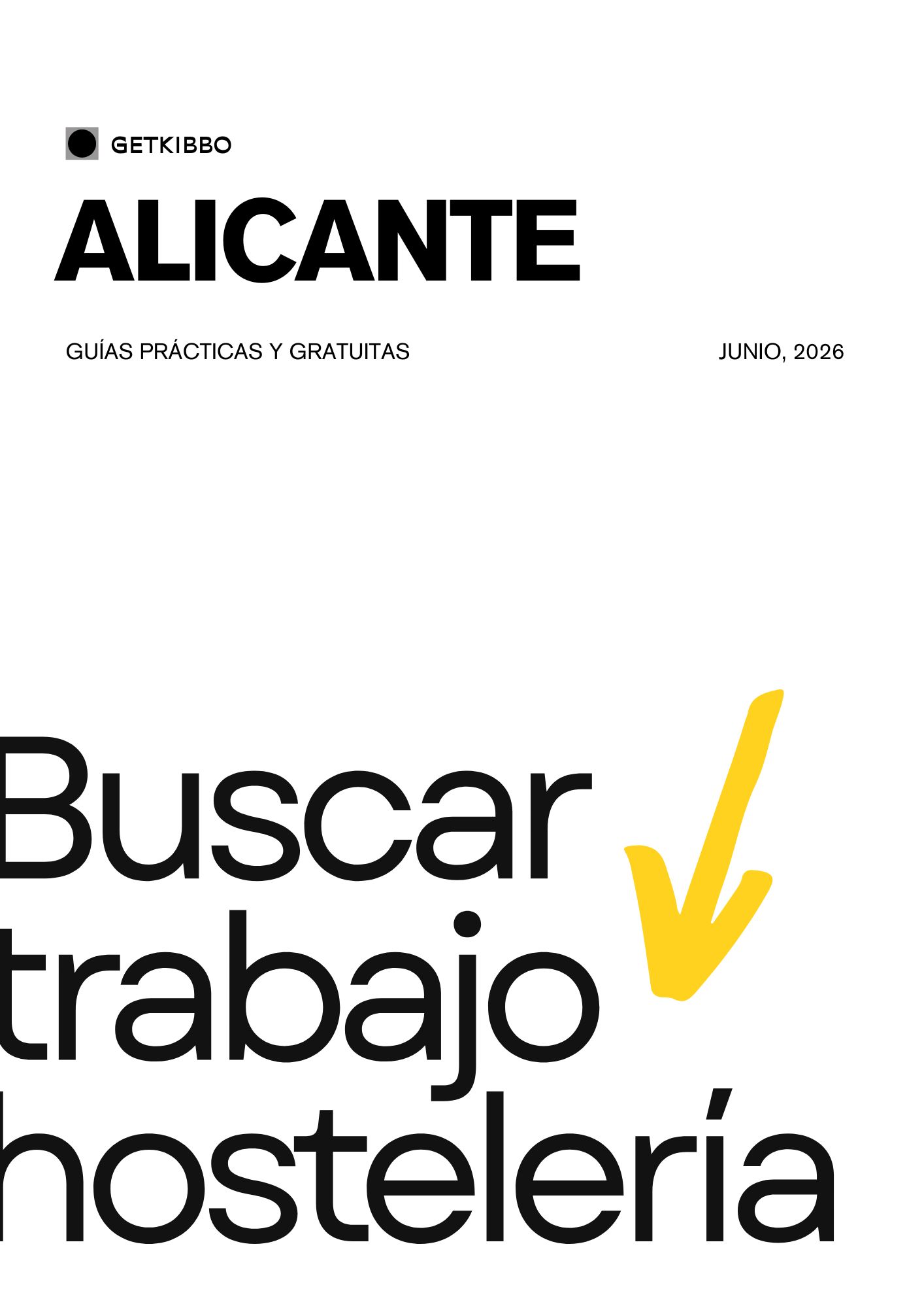 Cómo buscar trabajo en hostelería en Alicante