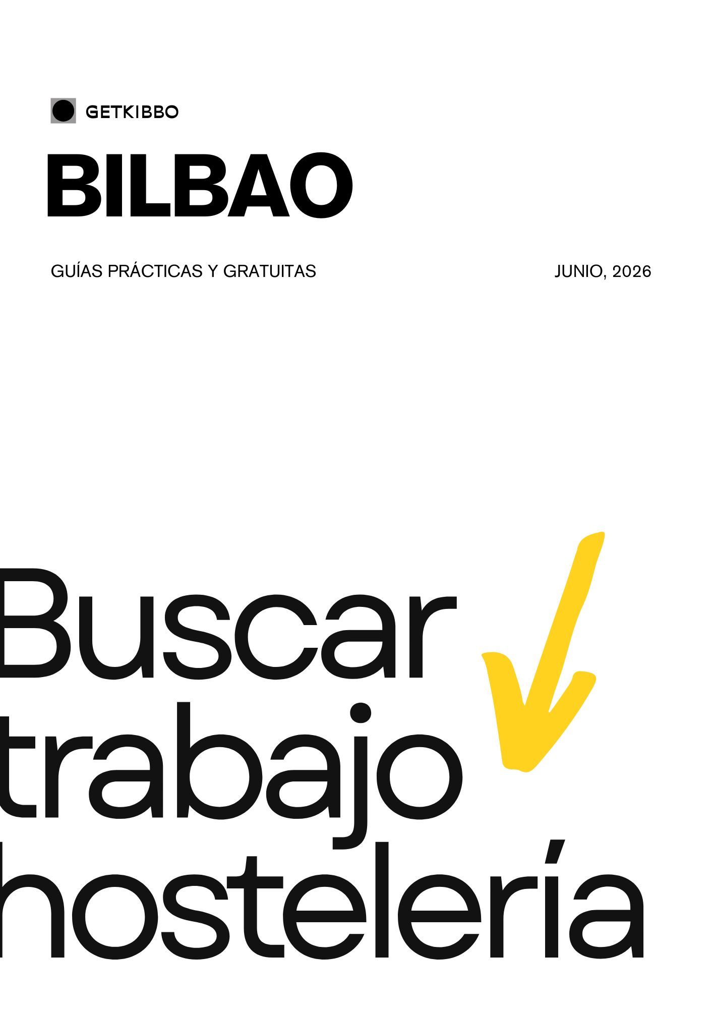 Cómo buscar trabajo en hostelería en Bilbao