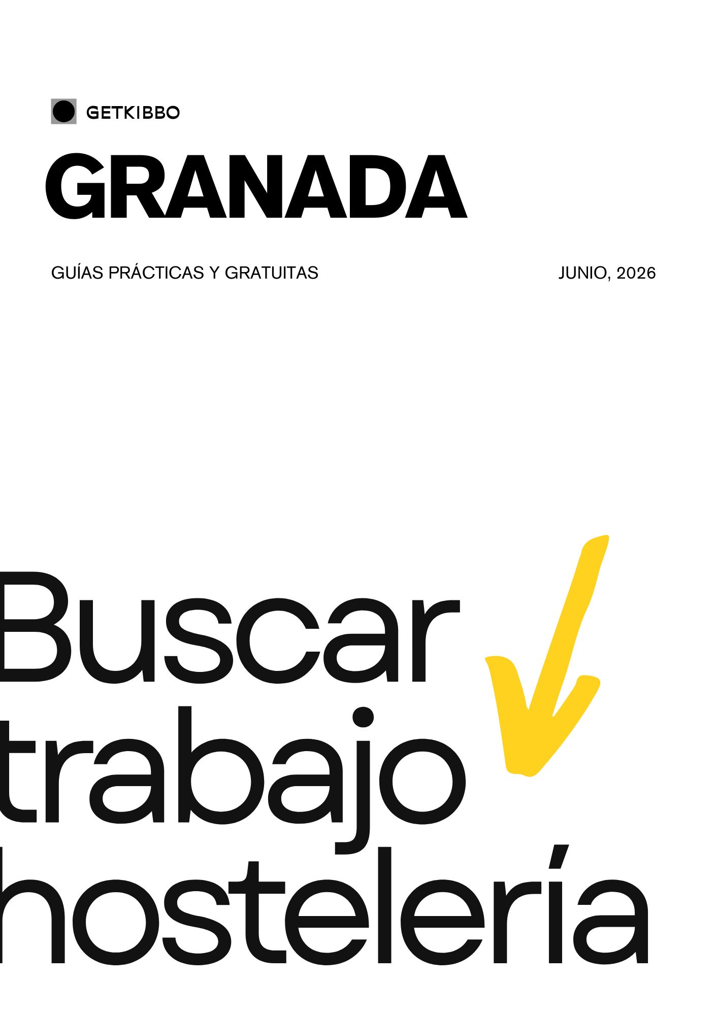 Cómo buscar trabajo en hostelería en Granada