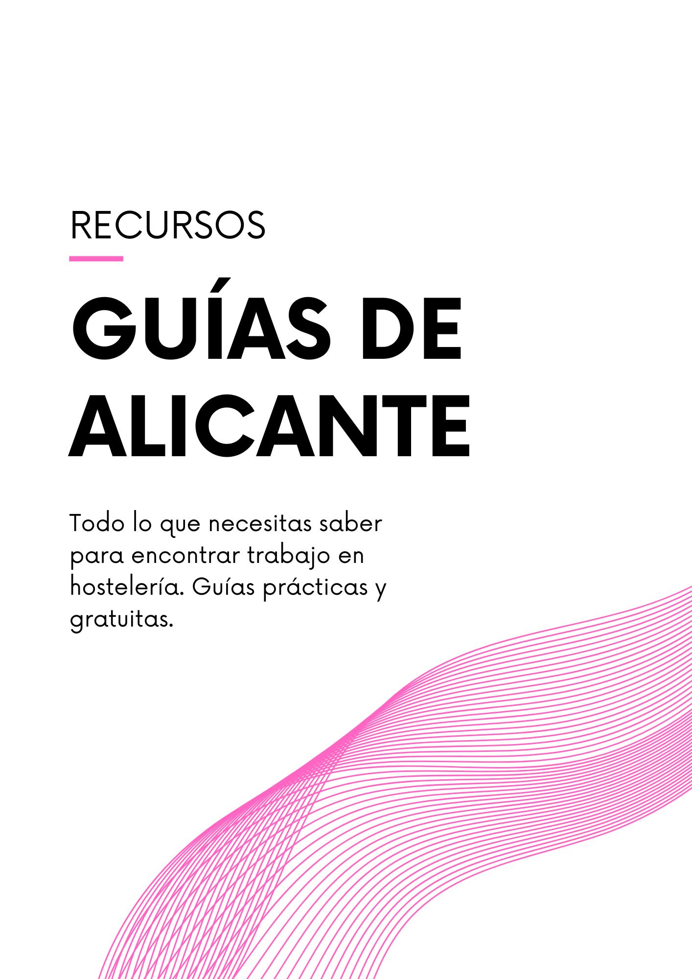 Guías de hostelería en Alicante