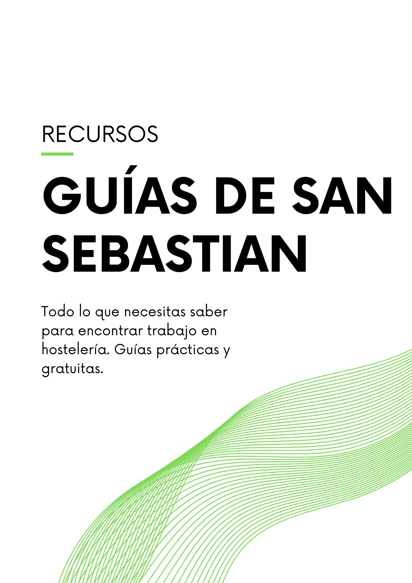 Guías de hostelería en San Sebastián